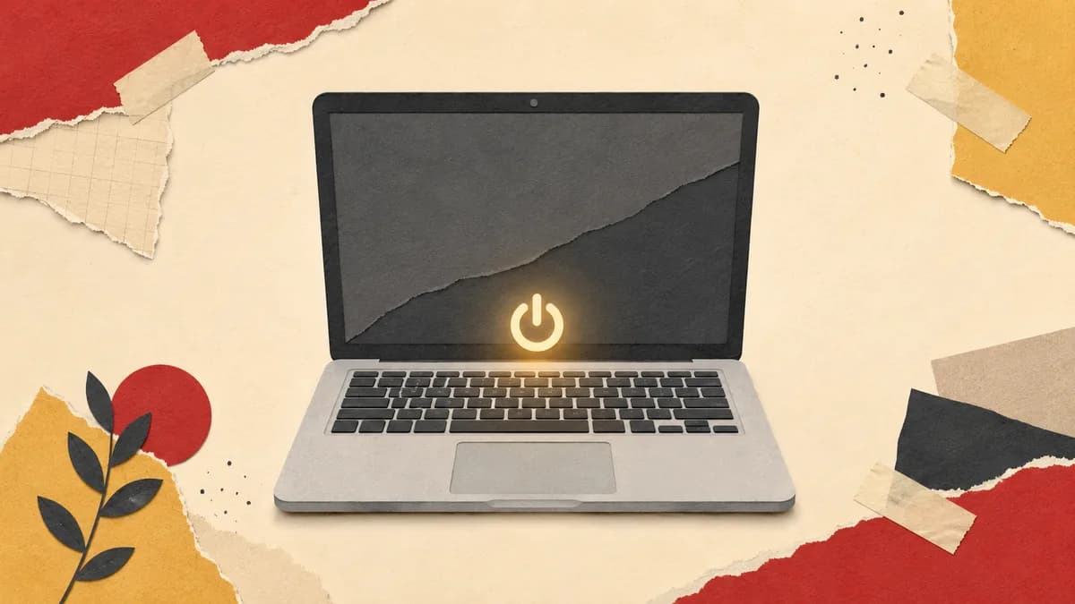 Ilustrasi: Cara Mematikan Laptop yang Benar, Termasuk Saat Hang